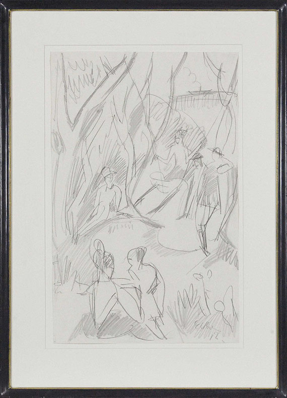 Ernst Ludwig Kirchner - Schaukel - Cornice