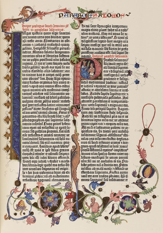 Gutenberg-Bibel - Gutenberg-Bibel. Faksimile-Ausgabe. 3 Bde.