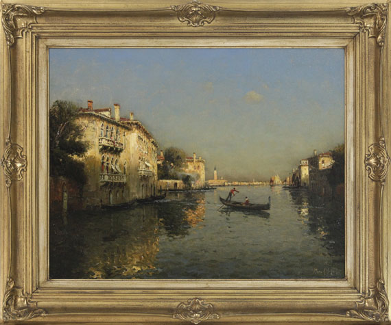 Antoine Bouvard d. Ä. - Canal Grande - Cornice