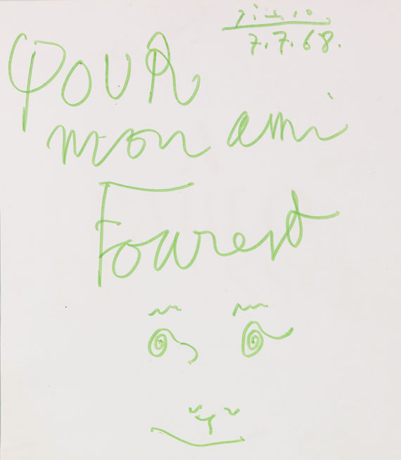 Pablo Picasso - Pour mon ami Fourest