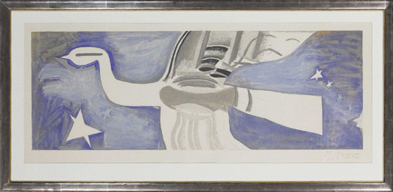 Georges Braque - Grand oiseau bleu - Cornice