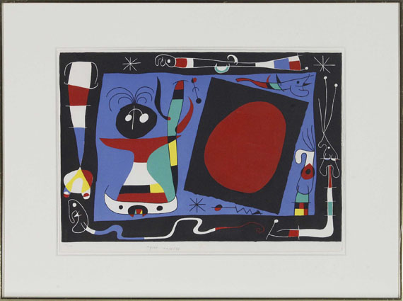 Joan Miró - La Femme au Miroir - Cornice
