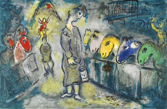 Marc Chagall - Blatt 19 aus: Le Cirque