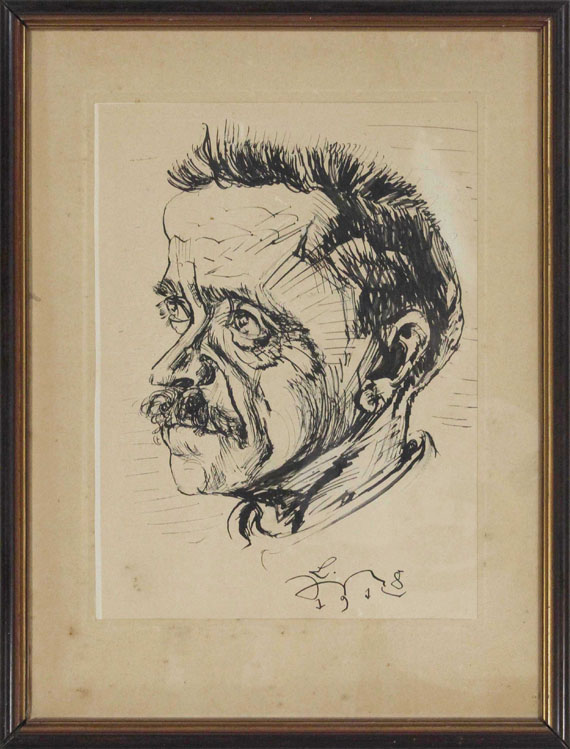 Ludwig Meidner - Porträt - Cornice
