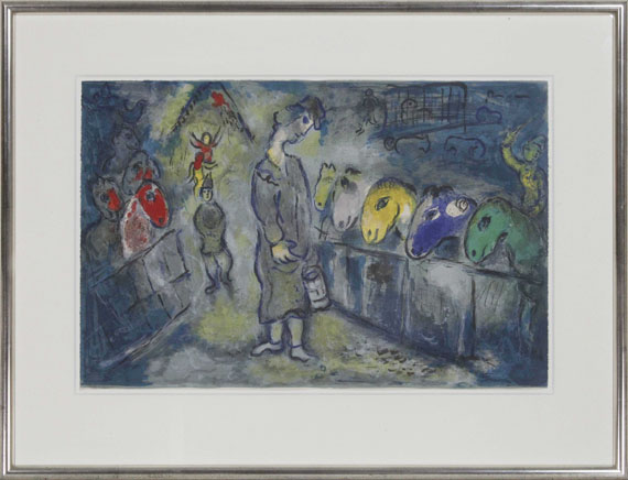 Marc Chagall - Blatt 19 aus: Le Cirque - Cornice