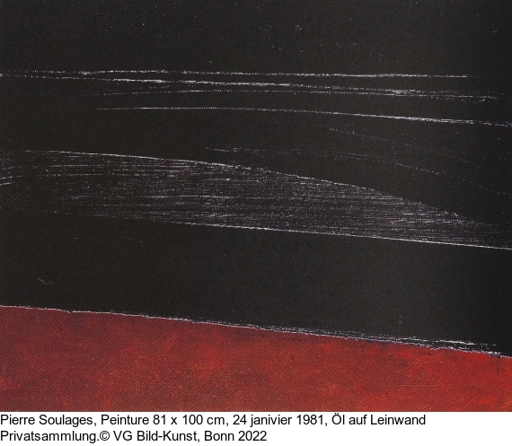 Pierre Soulages - Peinture 54 x 73 cm, 26 septembre 1981 - Altre immagini