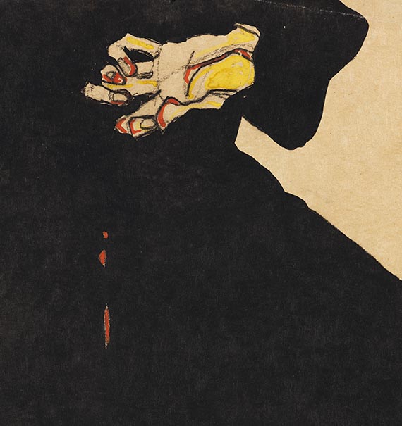 Egon Schiele - Studie eines sitzenden Mannes (Max Oppenheimer) - Altre immagini