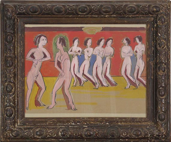 Ernst Ludwig Kirchner - Tanzschule Wigman - Cornice
