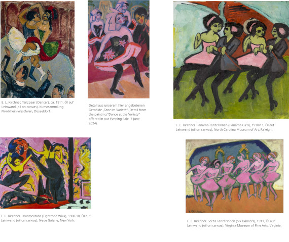 Ernst Ludwig Kirchner - Tanz im Varieté