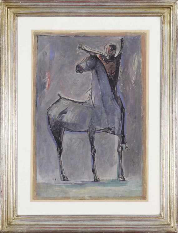 Marino Marini - Cavallo e cavaliere - Cornice
