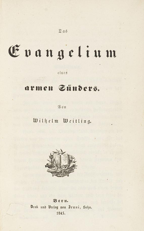 Wilhelm Weitling - Garantien der Harmonie und Freiheit. Angebunden: 2 weitere Werke - Altre immagini