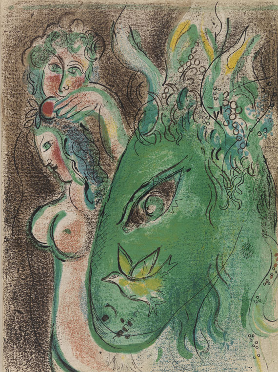 Marc Chagall - Dessins pour la bible. Dabei: Chagall, Vitraux pour Jerusalem