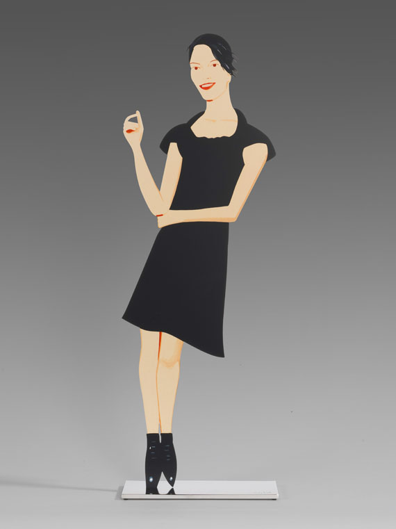 Alex Katz - Black Dress 7 (Carmen)