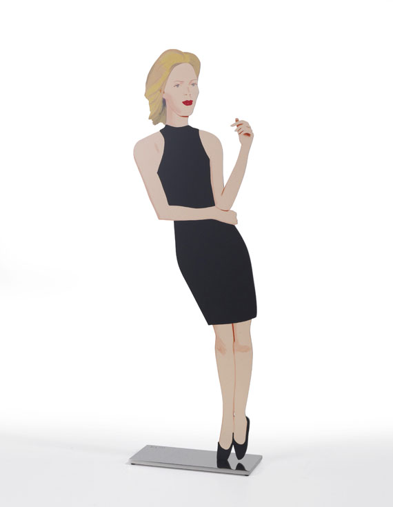 Alex Katz - Black Dress 8 (Ruth)