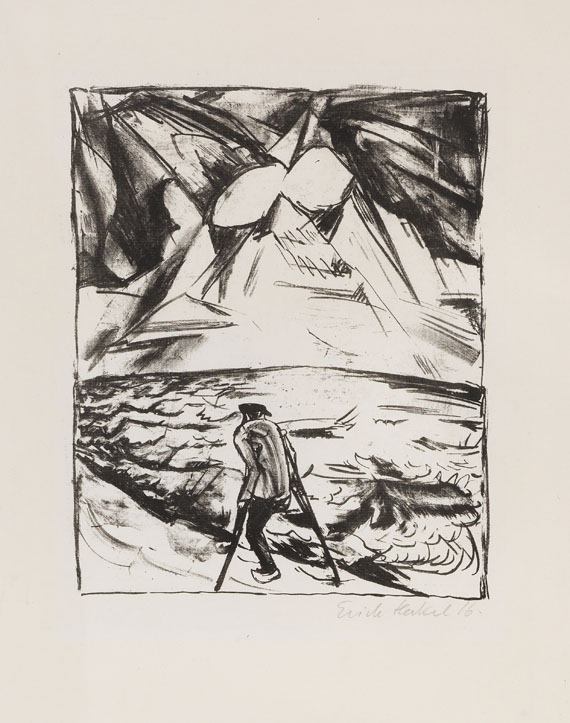 Erich Heckel - Krüppel am Meer