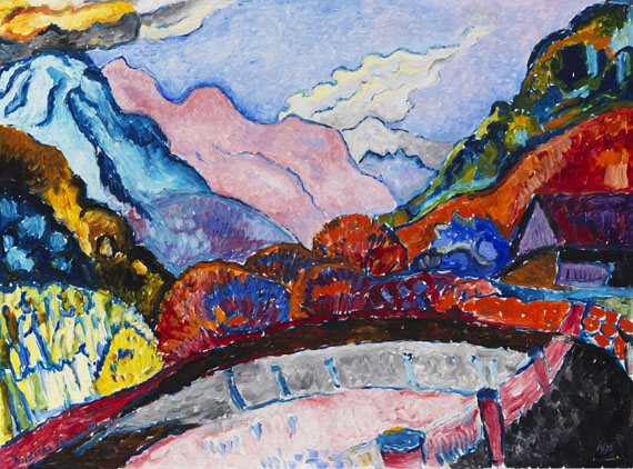 Andreas Jawlensky - Montagne rosa