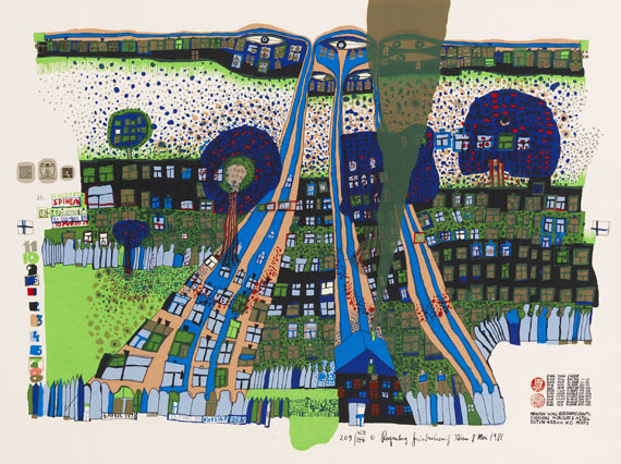 Friedensreich Hundertwasser - Let Us Pray Manitou Wins