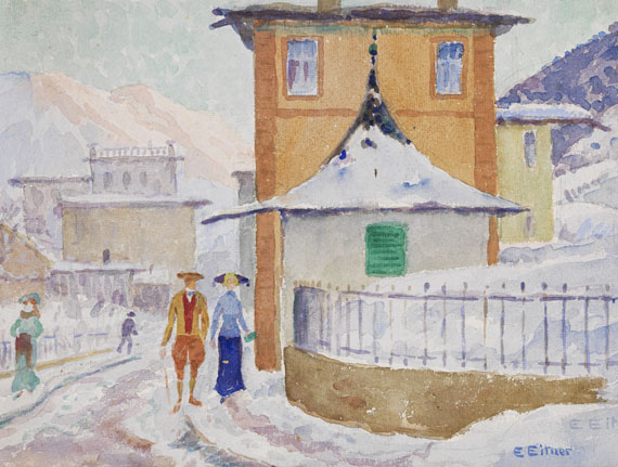 Ernst Eitner - Winter in den Bergen