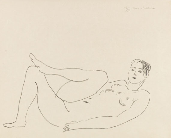 Henri Matisse - Nu couché, jambe repliée - Étude de jambes