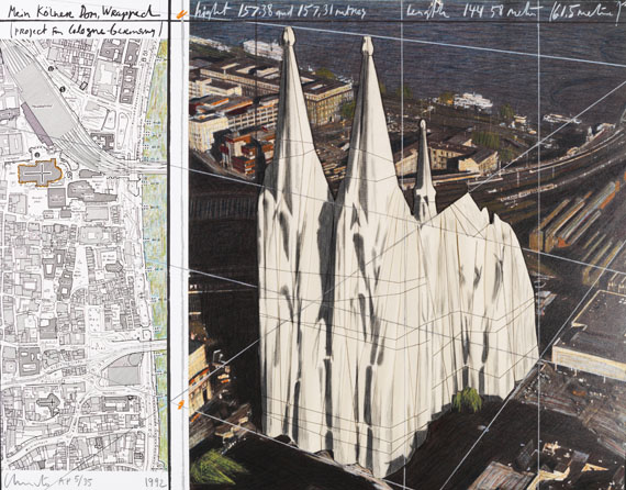  Christo - Mein Kölner Dom, Wrapped