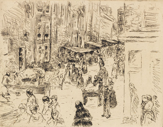 Max Liebermann - Judengasse in Amsterdam