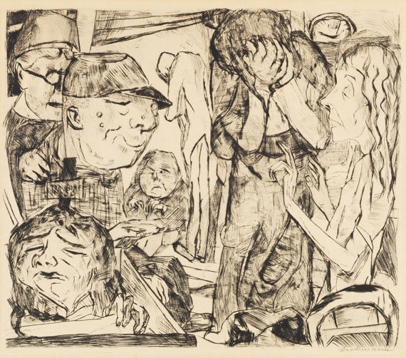 Max Beckmann - Irrenhaus (Madhouse)