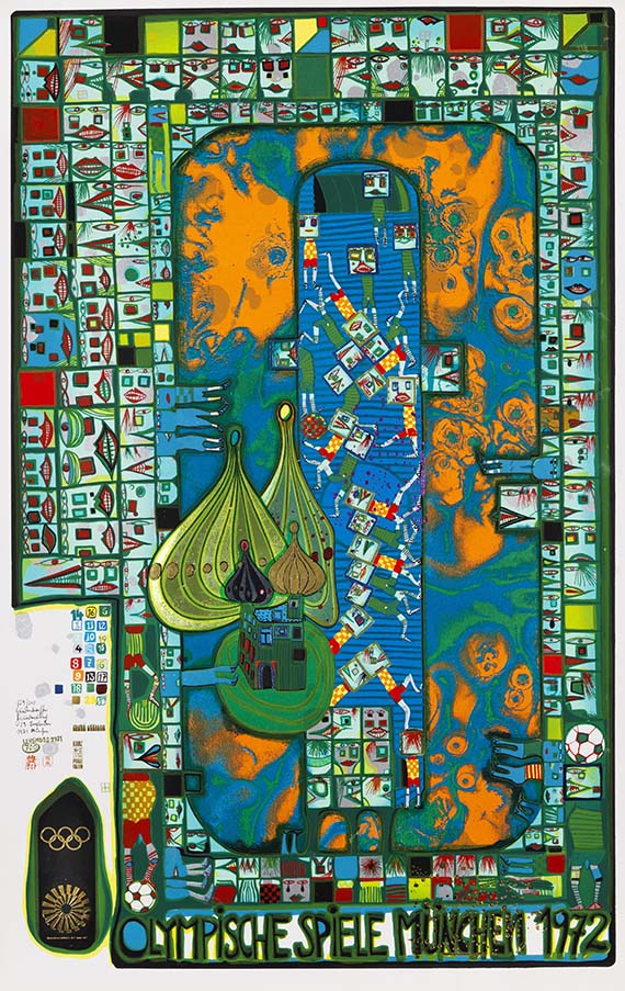 Friedensreich Hundertwasser - Olympische Spiele, München 1972