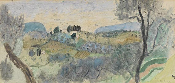 Max Peiffer Watenphul - Landschaft in der Toskana