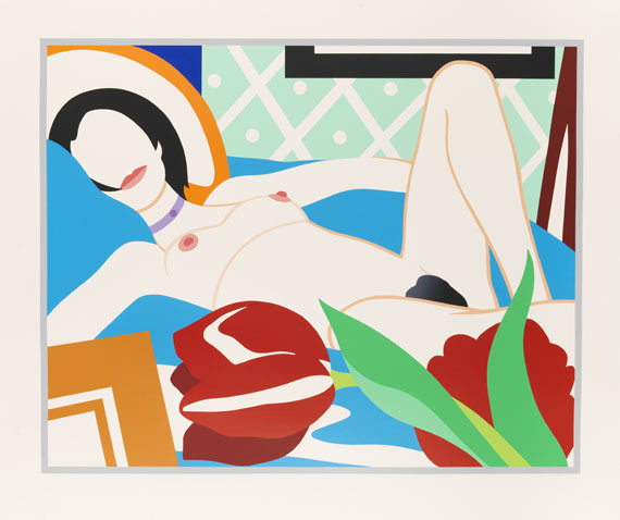 Tom Wesselmann - Monica with Tulips