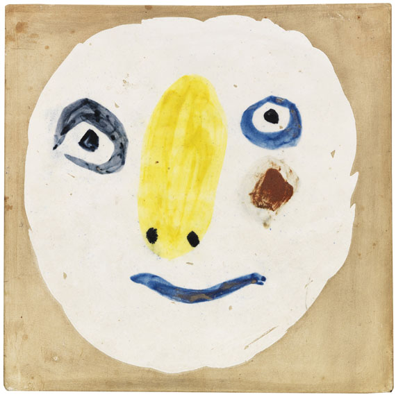 Pablo Picasso - Polychromic head