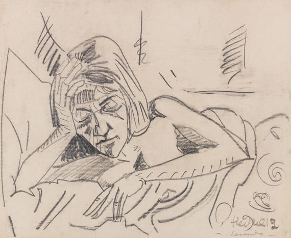 Erich Heckel - Lesende