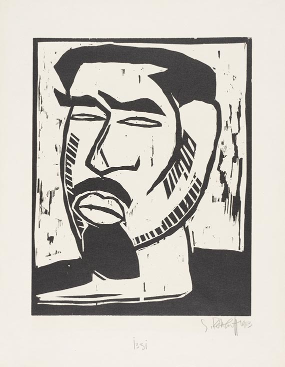 Karl Schmidt-Rottluff - Selbstbildnis I