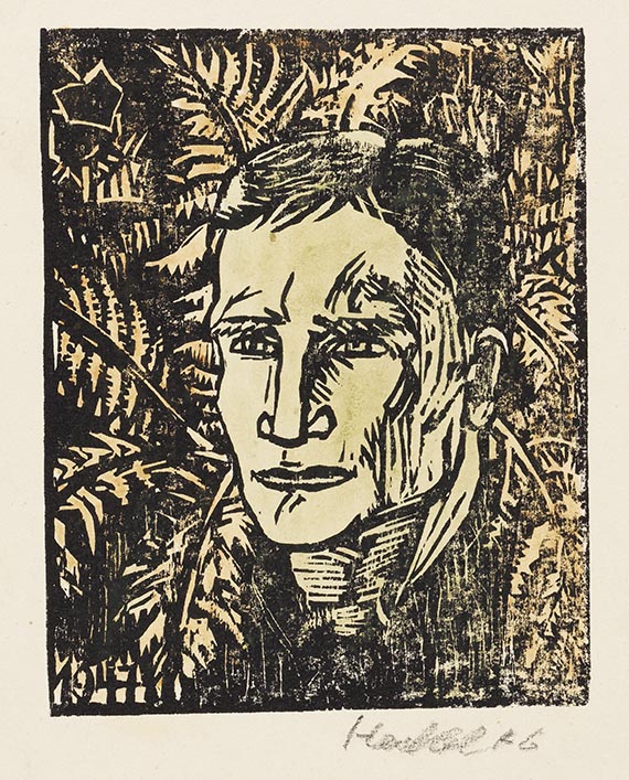 Erich Heckel - Erinnerung an H. B. (Hermann Böhlau)