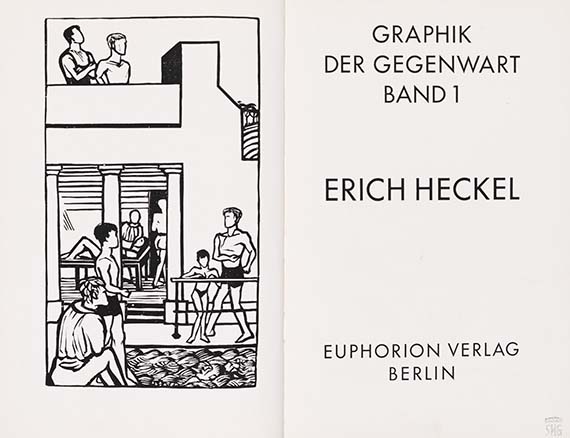 Erich Heckel - Graphik der Gegenwart, Band I, Euphorion-Verlag Berlin - Altre immagini