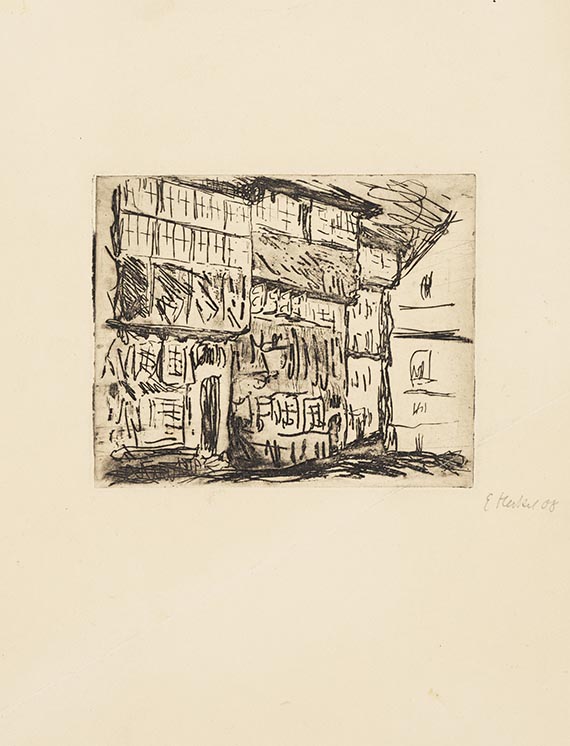 Erich Heckel - Alte Straße