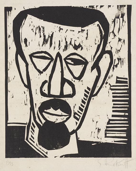 Karl Schmidt-Rottluff - Selbstbildnis II