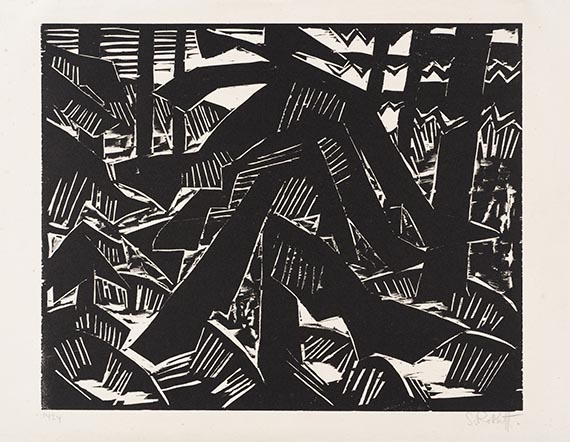 Karl Schmidt-Rottluff - Tanne