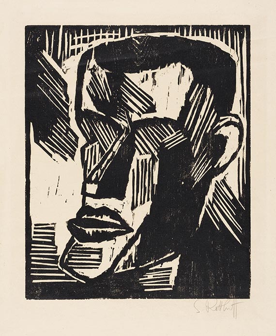 Karl Schmidt-Rottluff - Selbstbildnis