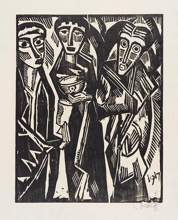 Karl Schmidt-Rottluff - Die heiligen drei Könige