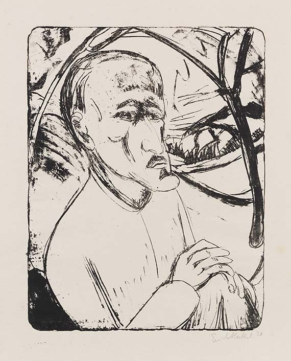 Erich Heckel - Bildnis M. H.