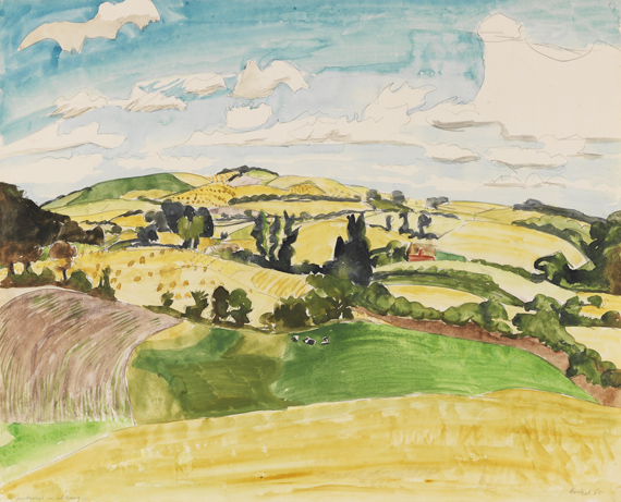 Erich Heckel - Landschaft in Schleswig