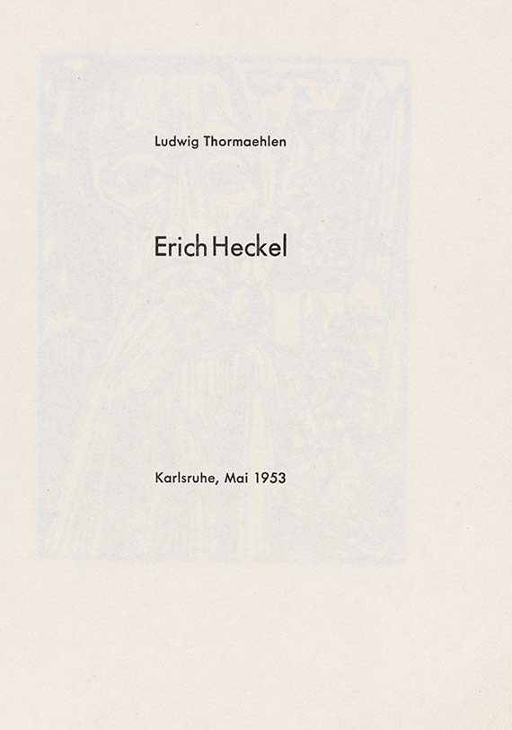 Erich Heckel - Den ungenannten Freunden - Altre immagini