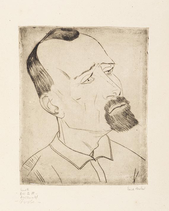 Erich Heckel - Bildnis Dr. M.