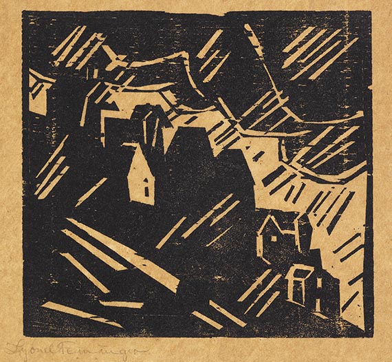 Lyonel Feininger - Gewitterregen