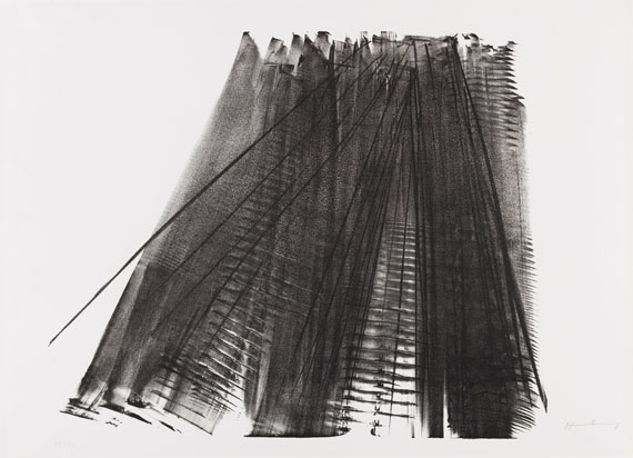 Hans Hartung - Konvolut (2 Bll.): L-46-1973. L-1-1973