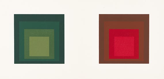 Josef Albers - 6 Bll.: Hommage to the Square