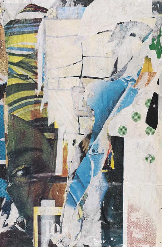Mimmo Rotella - La nera