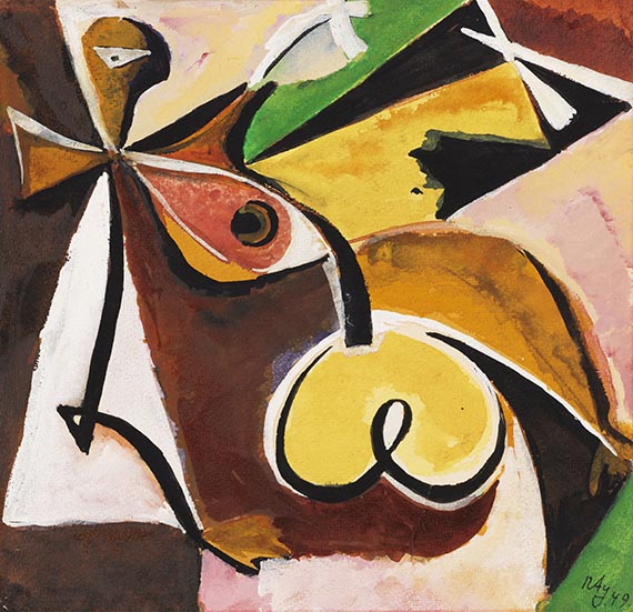 Ernst Wilhelm Nay - Figurale - Sitzende