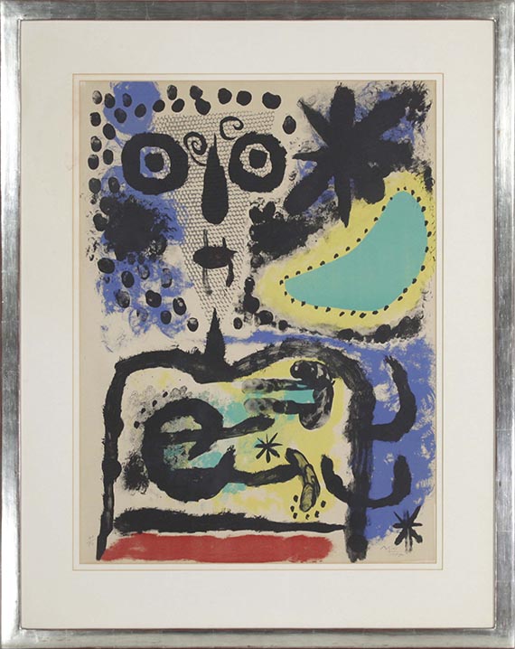 Joan Miró - Personnage nuageux - Cornice
