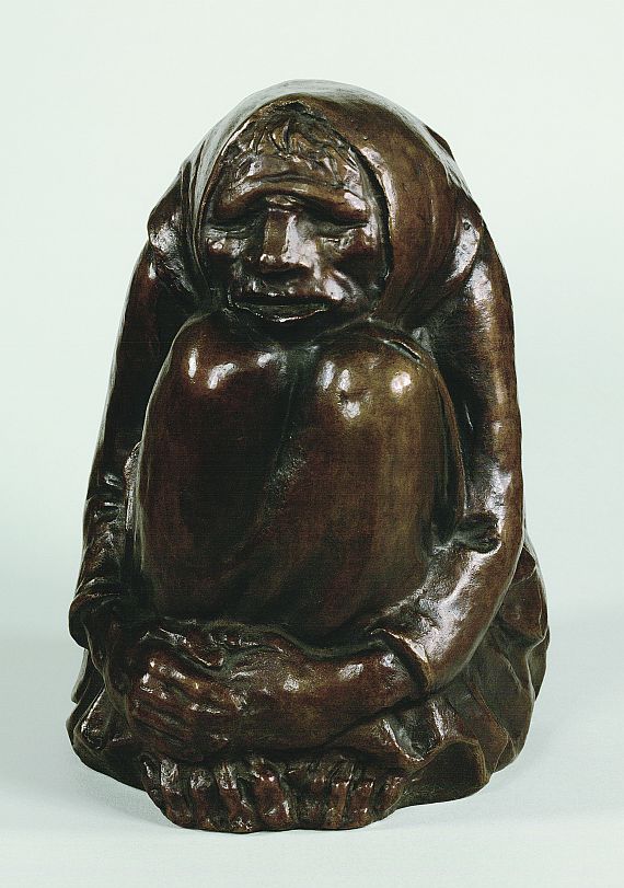 Ernst Barlach - Frierende Alte